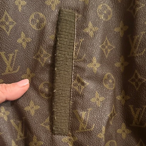 Louis Vuitton Dark Brown Monogram Bomber Jacket - Picture 3 of 10